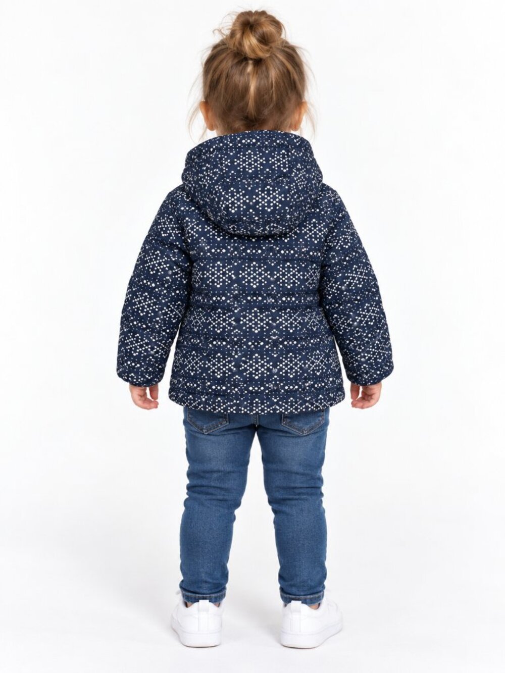 The North Face Toddler Hooded Jacket Navy Blue - Picture 2 of 5